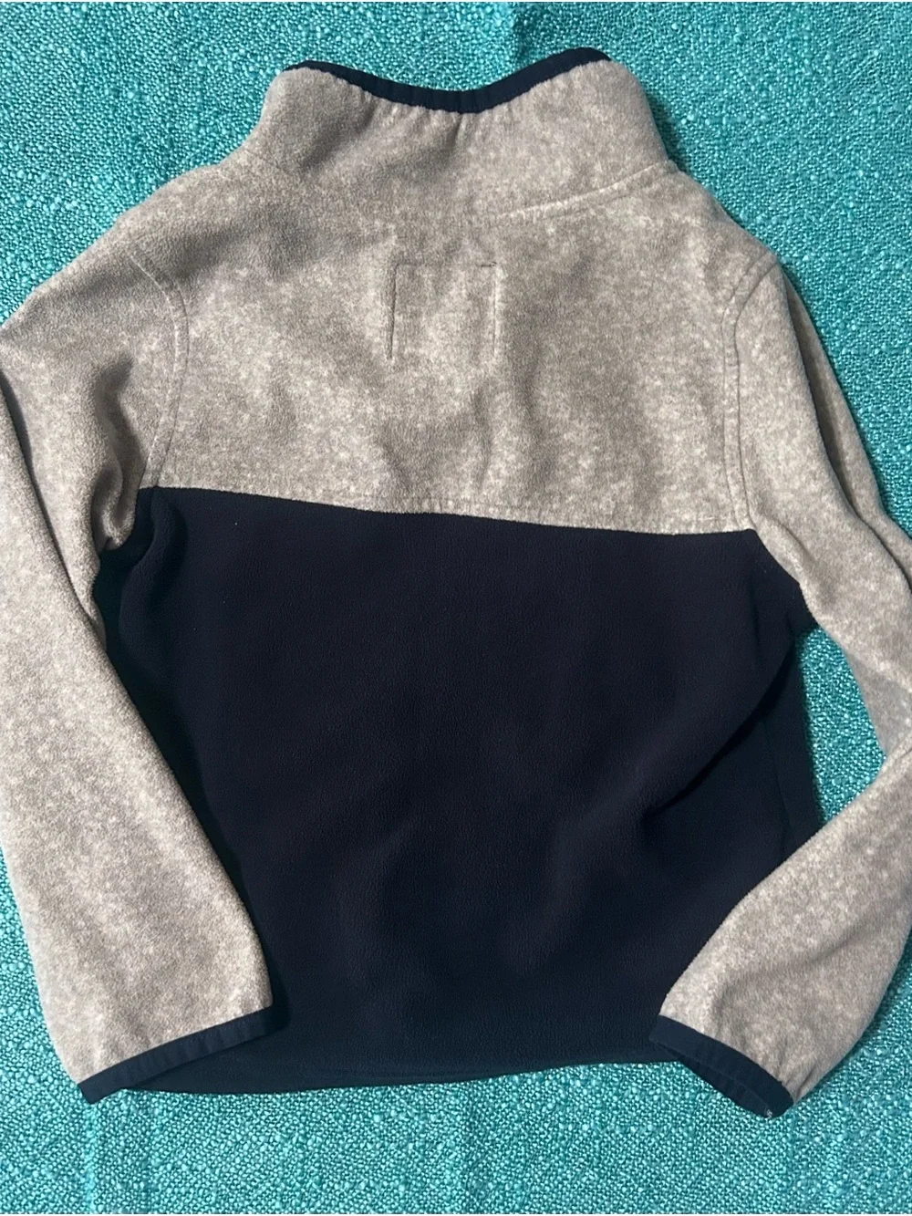 OshKosh B'gosh Navy and Light Gray Kids Zip Pullover Size 5T